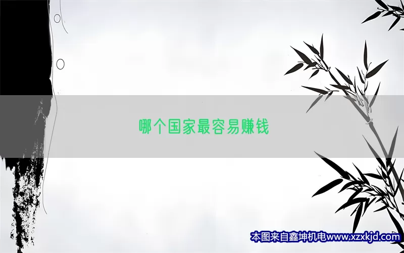 哪个国家最容易赚钱(pic1)