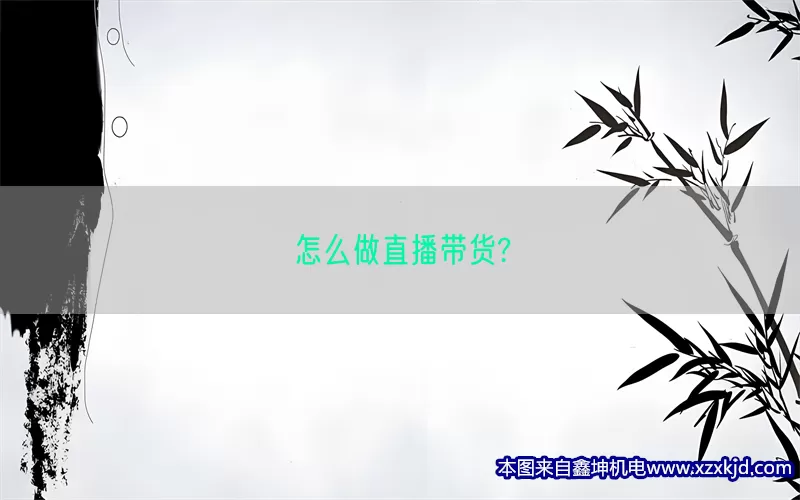 怎么做直播带货?(pic1)