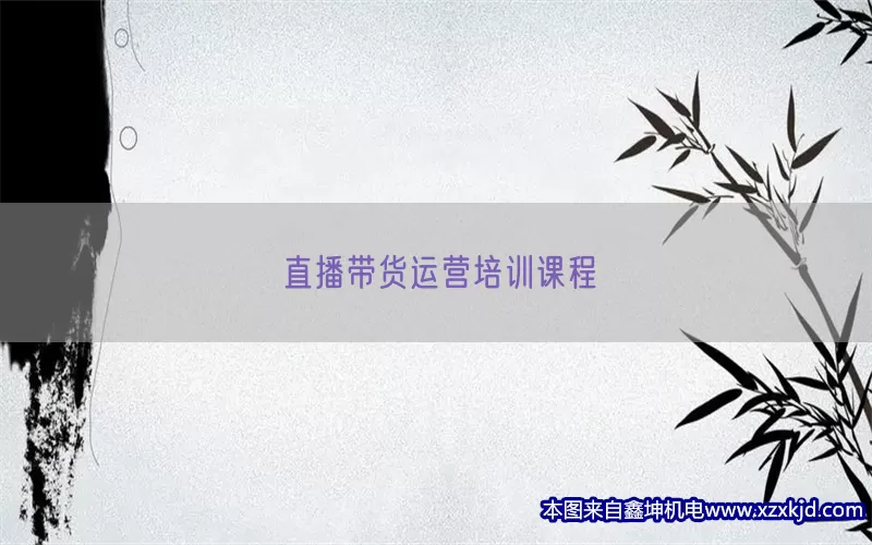 直播带货运营培训课程(pic1)