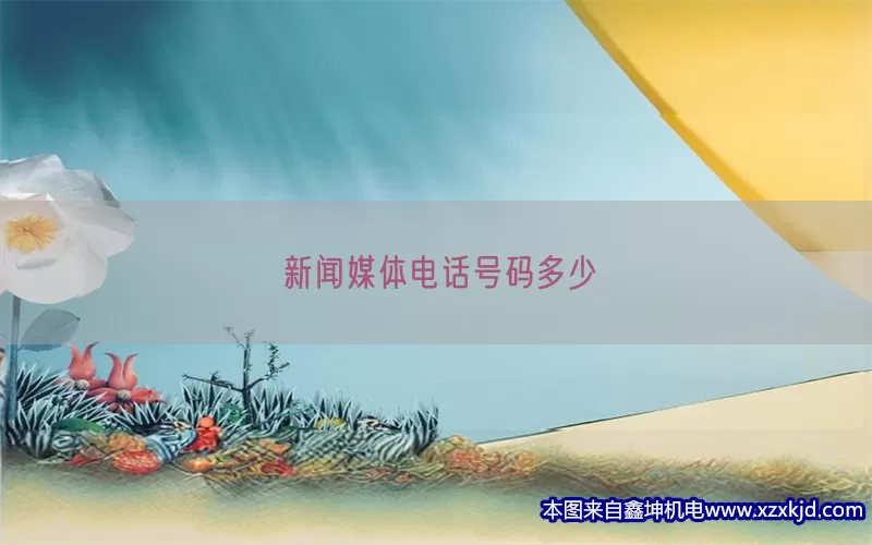 新闻媒体电话号码多少(pic1)
