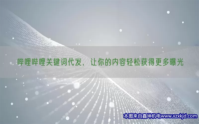 哔哩哔哩关键词代发，让你的内容轻松获得更多曝光(pic1)