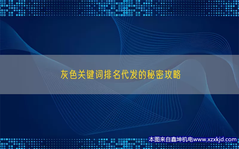 灰色关键词排名代发的秘密攻略(pic1)