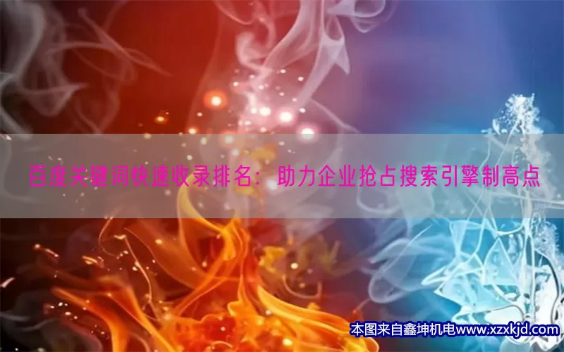 百度关键词快速收录排名：助力企业抢占搜索引擎制高点(pic1)