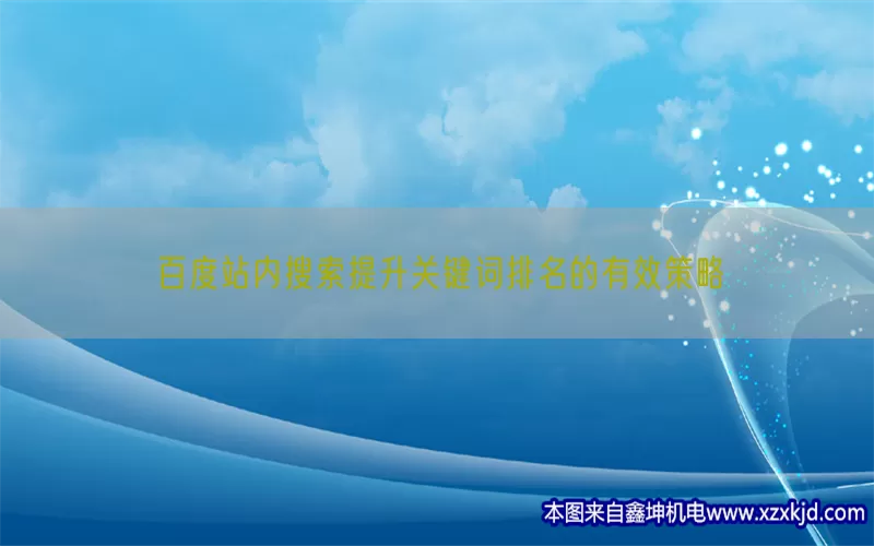 百度站内搜索提升关键词排名的有效策略(pic1)