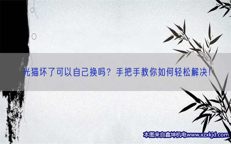 光猫坏了可以自己换吗？手把手教你如何轻松解决！(pic1)
