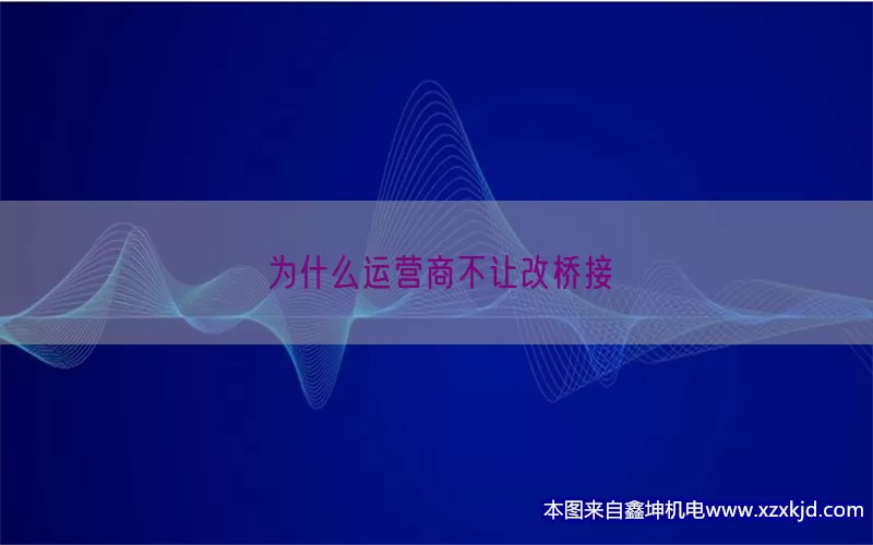 为什么运营商不让改桥接(pic1)