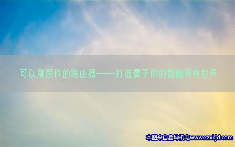 可以刷固件的路由器——打造属于你的智能网络世界(pic1)
