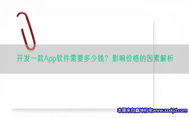 开发一款App软件需要多少钱？影响价格的因素解析(pic1)