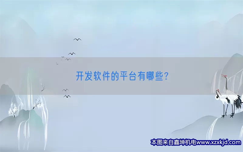 开发软件的平台有哪些？(pic1)