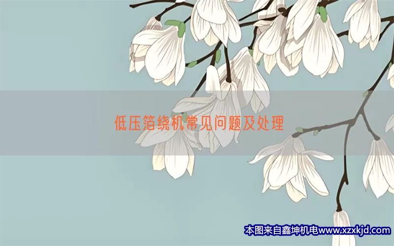 低压箔绕机常见问题及处理(pic1)