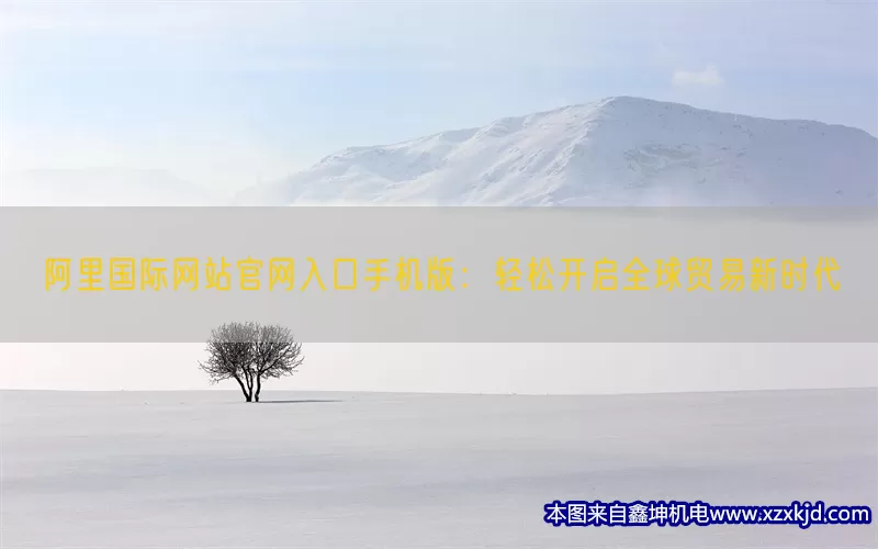 阿里国际网站官网入口手机版：轻松开启全球贸易新时代(pic1)