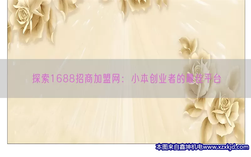 探索1688招商加盟网：小本创业者的最佳平台(pic1)