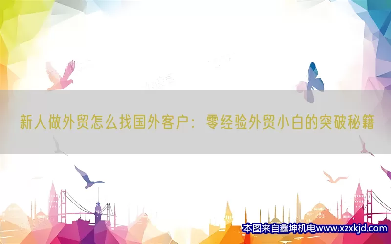 新人做外贸怎么找国外客户：零经验外贸小白的突破秘籍(pic1)