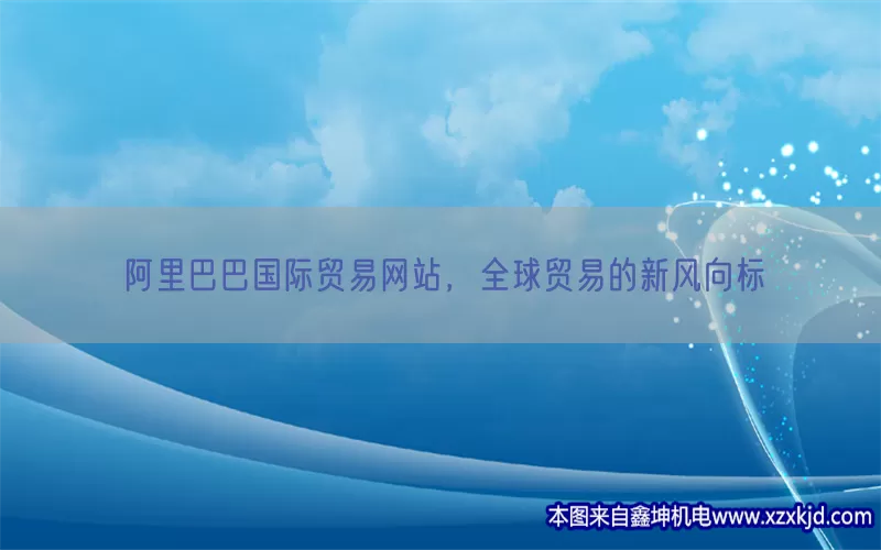 阿里巴巴国际贸易网站，全球贸易的新风向标(pic1)