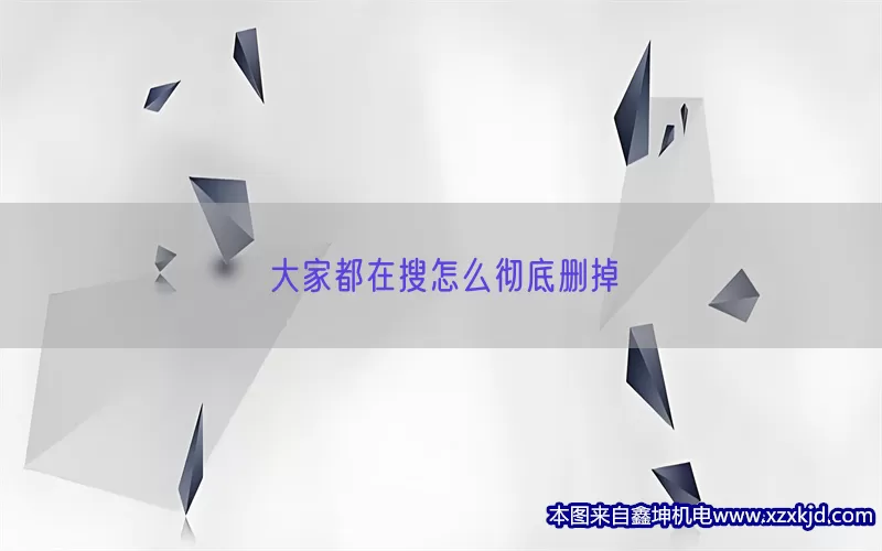 大家都在搜怎么彻底删掉(pic1)