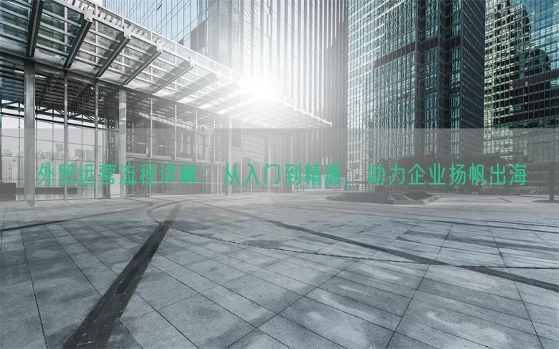 外贸运营流程详解：从入门到精通，助力企业扬帆出海