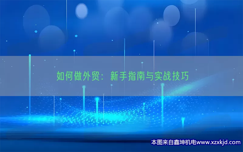 如何做外贸：新手指南与实战技巧(pic1)