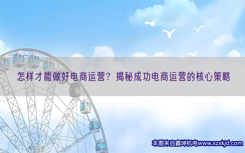 怎样才能做好电商运营？揭秘成功电商运营的核心策略(pic1)