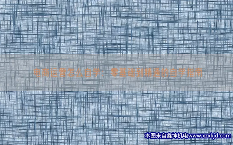 电商运营怎么自学：零基础到精通的自学指南(pic1)