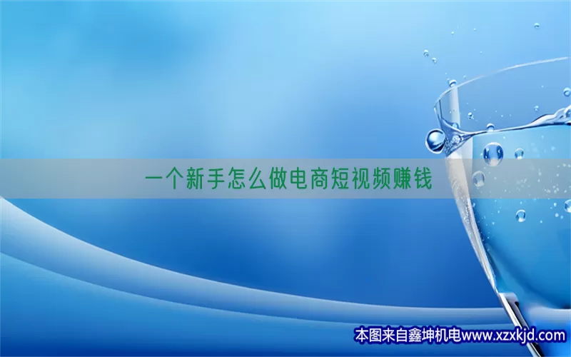 一个新手怎么做电商短视频赚钱(pic1)