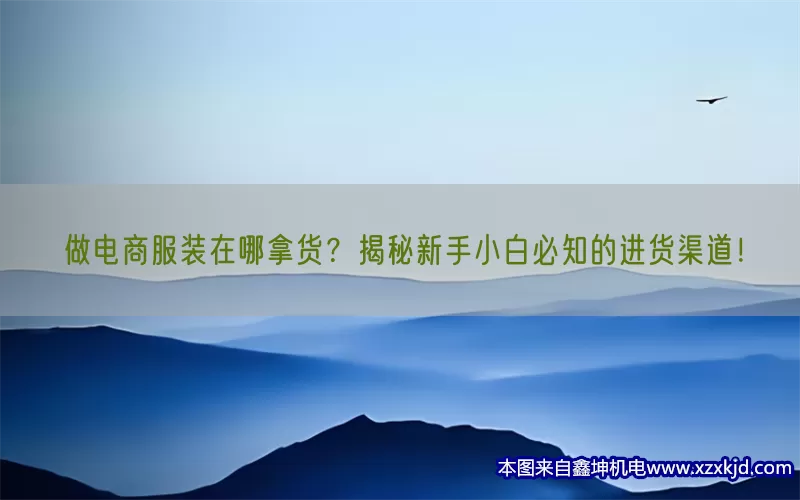 做电商服装在哪拿货？揭秘新手小白必知的进货渠道！(pic1)