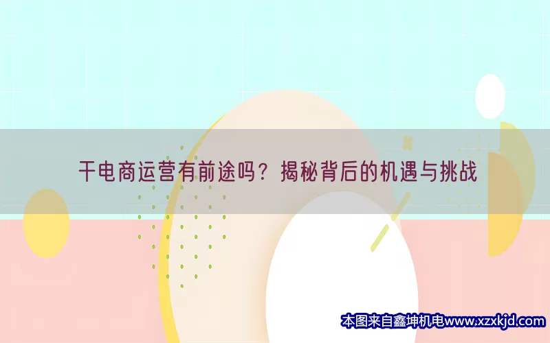 干电商运营有前途吗？揭秘背后的机遇与挑战(pic1)
