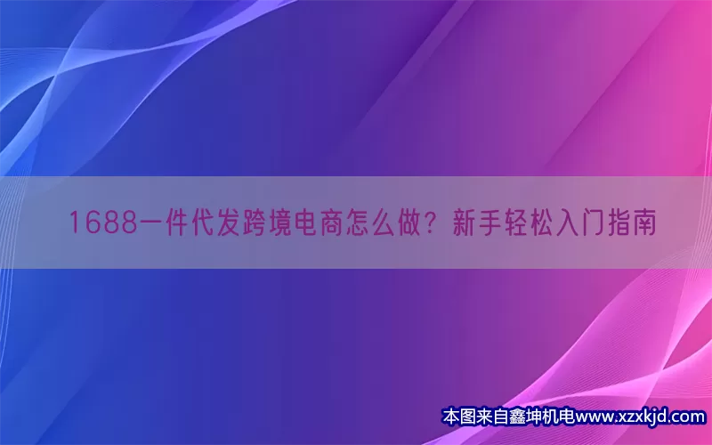 1688一件代发跨境电商怎么做？新手轻松入门指南(pic1)