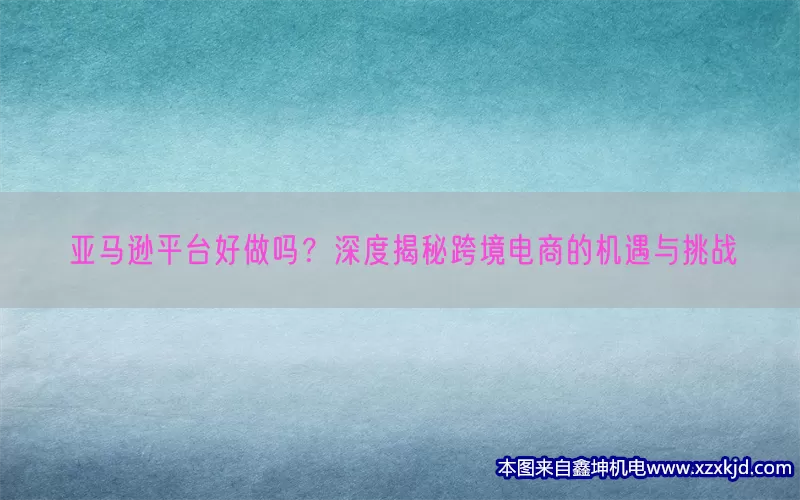 亚马逊平台好做吗？深度揭秘跨境电商的机遇与挑战(pic1)