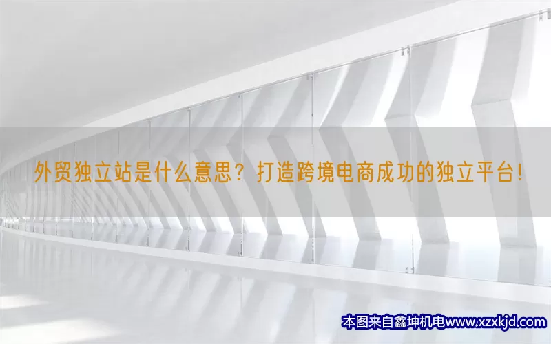外贸独立站是什么意思？打造跨境电商成功的独立平台！(pic1)