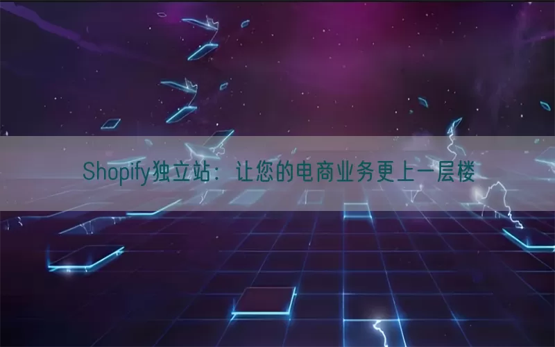 Shopify独立站：让您的电商业务更上一层楼
