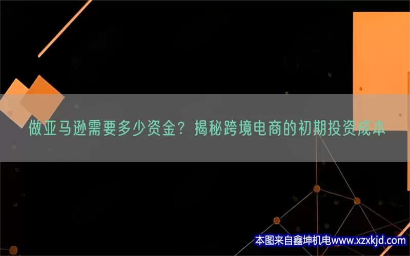 做亚马逊需要多少资金？揭秘跨境电商的初期投资成本(pic1)