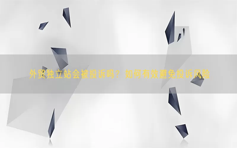 外贸独立站会被投诉吗？如何有效避免投诉风险