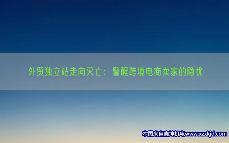 外贸独立站走向灭亡：警醒跨境电商卖家的隐忧(pic1)
