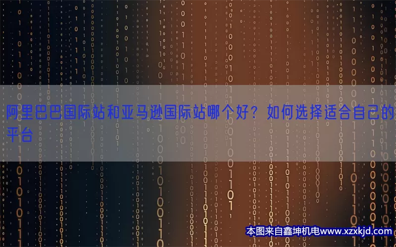 阿里巴巴国际站和亚马逊国际站哪个好？如何选择适合自己的平台(pic1)