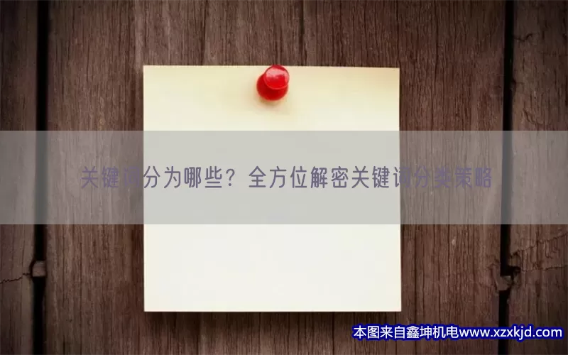 关键词分为哪些？全方位解密关键词分类策略(pic1)