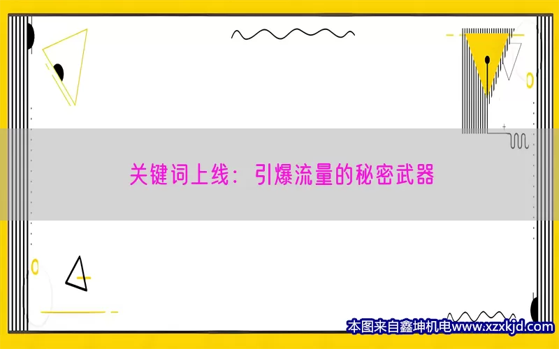 关键词上线：引爆流量的秘密武器(pic1)