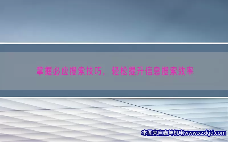 掌握必应搜索技巧，轻松提升信息搜索效率(pic1)