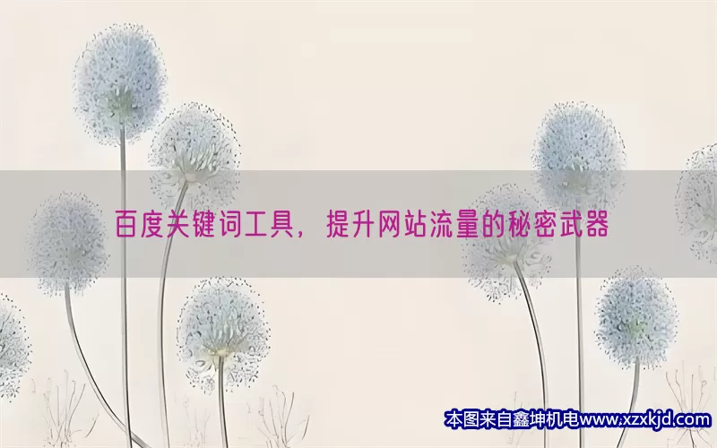百度关键词工具，提升网站流量的秘密武器(pic1)