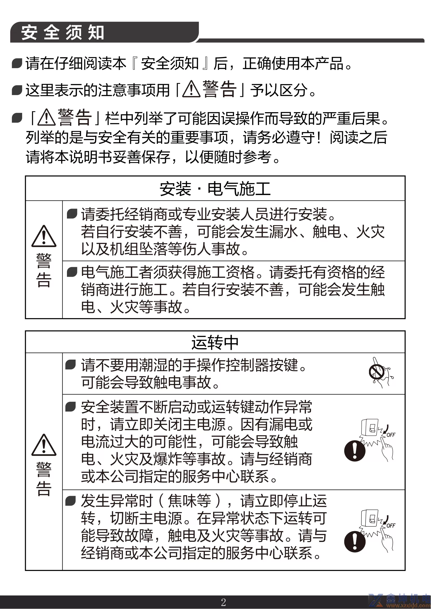 约克线控器说明书YCWA16NCWQ(pic4)