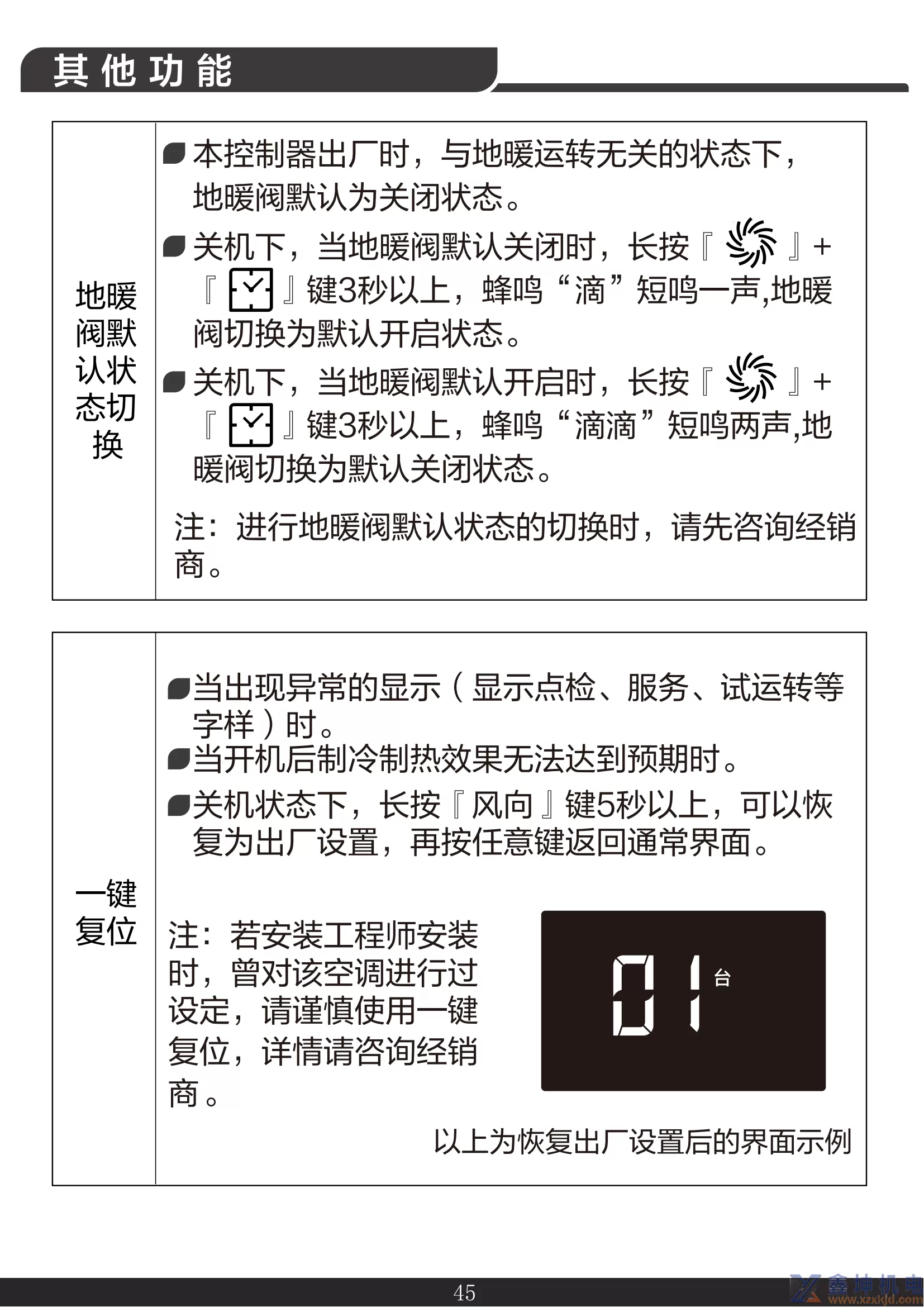 约克线控器说明书YCWA16NCWQ(pic47)