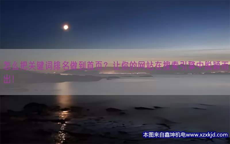 怎么把关键词排名做到首页？让你的网站在搜索引擎中脱颖而出！(pic1)