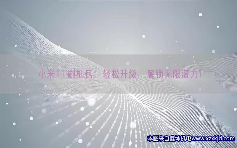 小米11刷机包：轻松升级，解锁无限潜力！(pic1)