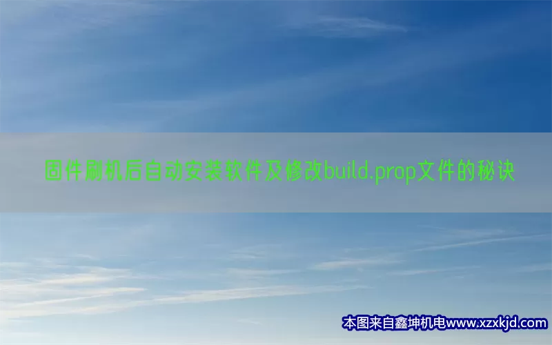固件刷机后自动安装软件及修改build.prop文件的秘诀(pic1)