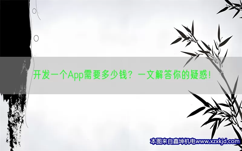 开发一个App需要多少钱？一文解答你的疑惑！(pic1)
