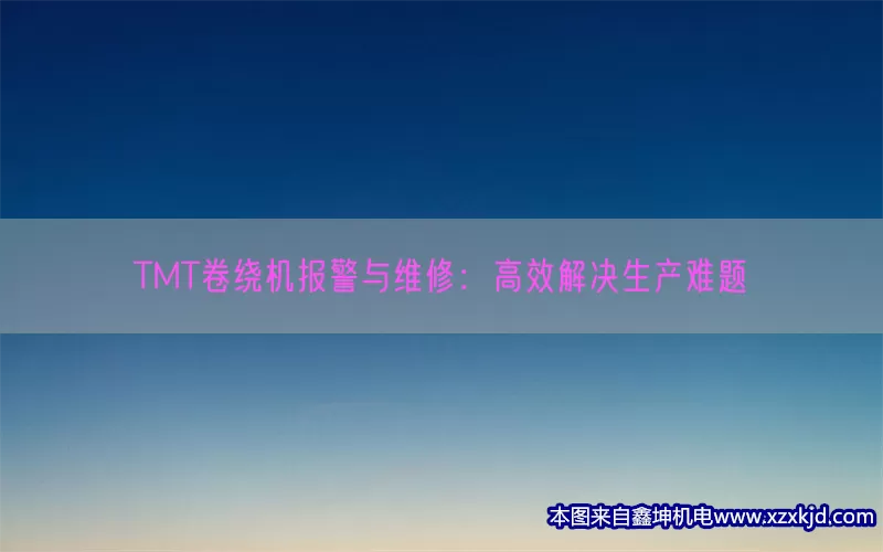 TMT卷绕机报警与维修：高效解决生产难题(pic1)