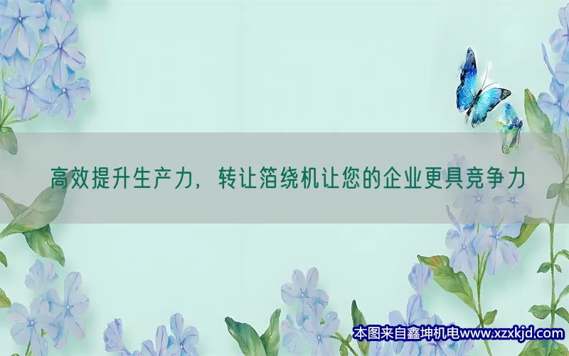 高效提升生产力，转让箔绕机让您的企业更具竞争力(pic1)