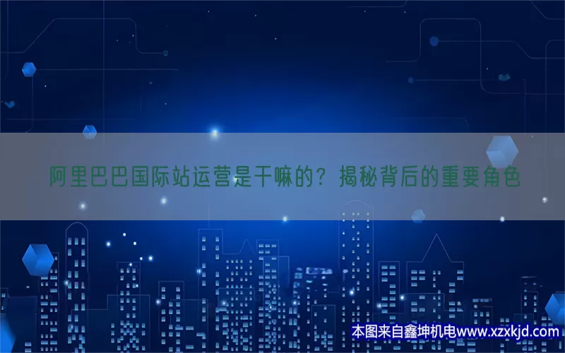 阿里巴巴国际站运营是干嘛的？揭秘背后的重要角色(pic1)
