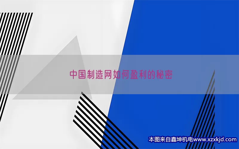 中国制造网如何盈利的秘密(pic1)