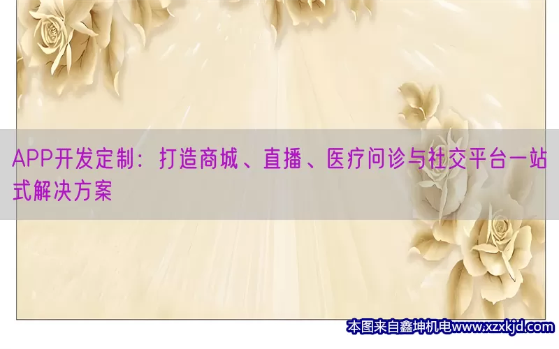 APP开发定制：打造商城、直播、医疗问诊与社交平台一站式解决方案(pic1)