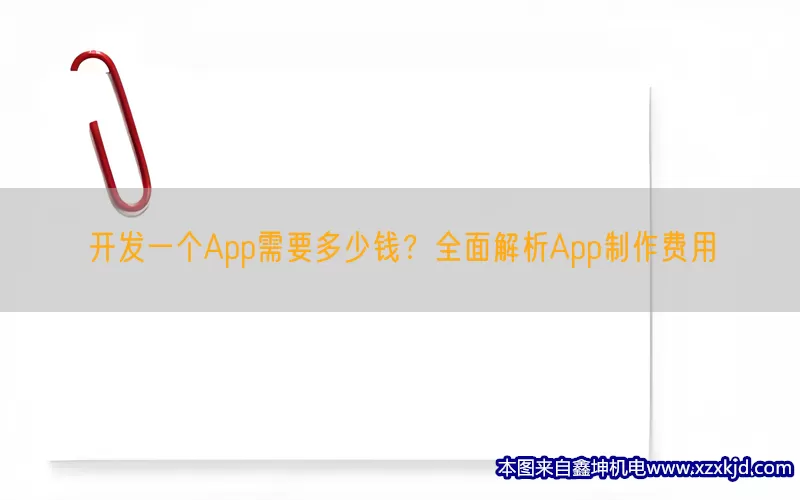 开发一个App需要多少钱？全面解析App制作费用(pic1)